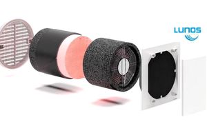 Lunos ego-bezkanałowa wentylacja z odzyskiem ciepła.