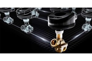 Danfoss-napęd cyfrowy NovoCon  S dedykowany do zaworu AB-QM (DN10-32).