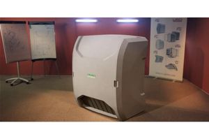 Jednostka grzewczo-wentylacyjna z odzyskiem ciepła OXeN od FLOWAIR na Wystawie Światowej EXPO 2015 w Mediolanie.