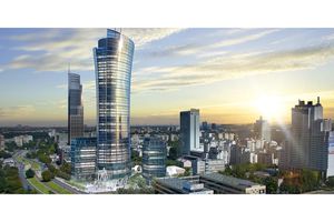 System DVM S Water w kompleksie biurowym Warsaw Spire.