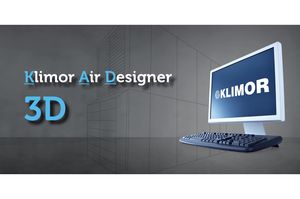 KLIMOR Air Designer z możliwością generowania rysunków urządzeń w formacie 3D.