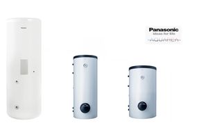 Jeszcze więcej zasobników c.w.u. Aquarea w ofercie Panasonic.