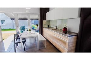 Domki letniskowe w Pogorzelicy z ogrzewaniem podłogowym DEVI.