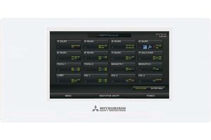 Łatwa obsługa systemu klimatyzacyjnego z centralnym sterownikiem SL4 Mitsubishi Heavy Industries