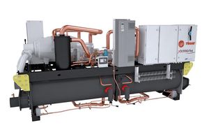 Jeszcze większa wydajność chłodzonych wodą agregatów śrubowych generacji Xstream z nowymi agregatami RTHF Trane