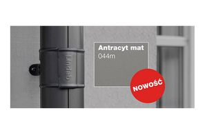 Lindab przedstawia pierwszy w Polsce matowy system rynnowy