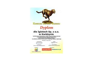 Iglotech z tytułem Geparda Biznesu 2016