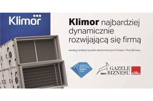 KLIMOR najbardziej dynamiczną firmą według Forbesa i Pulsu Biznesu