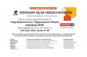 AVICOLD na targach INTERBUD 2018!
