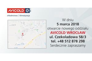 Nowy oddział firmy AVICOLD we Wrocławiu!