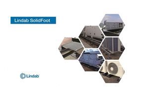 Lindab SolidFoot –  uniwersalny system podstaw i wsporników montażowych do urządzeń HVACR