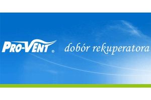 Program doboru rekuperatorów online!