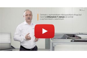 Centrale VENTUS Compact z rekuperatorem tworzywowym