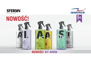 Nowość! Zestaw preparatów do czyszczenia KIT AIROK od Sferan!