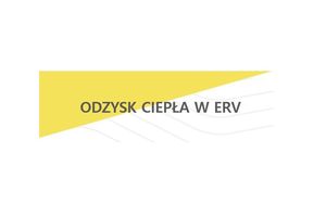 Wydajne i energooszczędne rekuperatory ERV