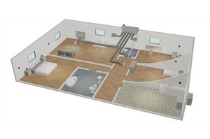 System niezależnej dystrybucji powietrza SNDP