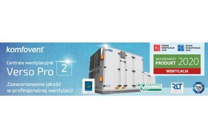 Zobacz krótką prezentację video Najciekawszego Produktu Roku 2020* - centrali Komfovent VERSO Pro 2