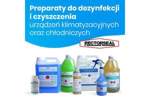 Preparaty Rectorseal do czyszczenia i dezynfekcji klimatyzacji