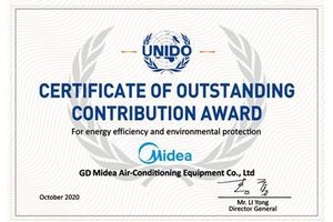 Wybitny wkład w ochronę środowiska. Midea wyrózniona przez UNIDO