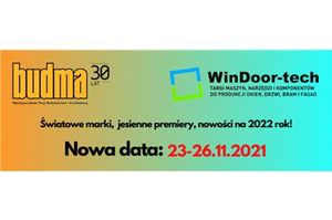 Targi BUDMA oraz WINDOOR-TECH - zmiana terminu