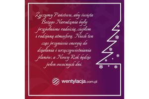 Świąteczne życzenia dla branży HVACR