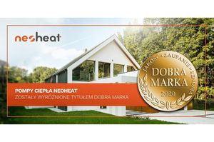 Pompy ciepła Neoheat wyróżnione tytułem Dobra Marka