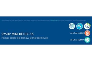 SYSHP MINI DCI 07-16 - Pompa ciepła do domów jednorodzinnych