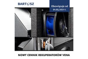 Nowy cennik rekuperatorów VENA już dostępny!