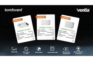 VENTIA odkrywa karty! ZOBACZ FILM i poznaj nowości Komfovent Domekt – R400 F, R 600 H, R 700 H