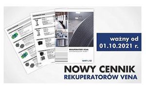 Nowy cennik rekuperatorów VENA