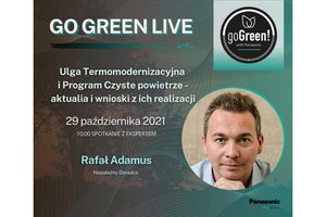 Zarejestruj się na trzeci webinar #GoGreen with Panasonic