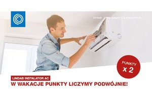 Wakacyjne podwojenie punktów w programie Lindab Instalator AC 