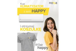 Klimatyzatory NOXA Happy z koszulką gratis