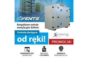 Promocja! Kompaktowe centrale wentylacyjne AirVents