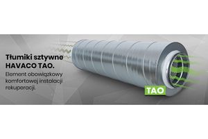 Tłumiki sztywne HAVACO TAO – element obowiązkowy każdej instalacji rekuperacji!