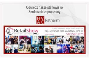 HVAC Ratherm zaprasza do odwiedzenia stoiska na 11 Międzynarodowych Targach Wyposażenia Sklepów