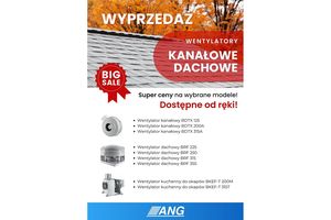 Jesienna wyprzedaż wentylatorów w ANG!