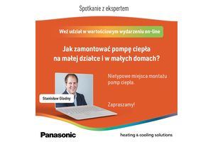 Panasonic zaprasza na webinar "Pompa ciepła na fundamencie, na ścianie czy może na dachu?"