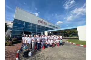 Zespół sprzedaży Grupy Klima-Therm z wizytą w fabryce FUJITSU w Tajlandii