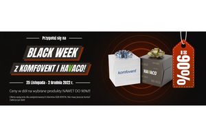 BLACK WEEK z Komfovent i HAVACO! Pomiędzy 25.11 a 2.12, rabaty nawet do 90%!
