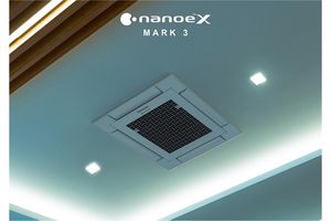 Nowa mini jednostka kasetonowa Panasonic VRF z ulepszonym system nanoe™ X