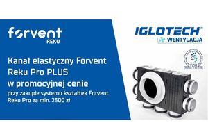 Kanał elastyczny Forvent Reku Pro PLUS w promocyjnej cenie