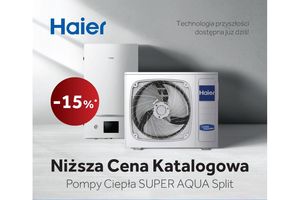 Nowe niższe ceny na pompy ciepła Haier!