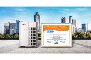 LG po raz szósty z rzędu otrzymuje nagrodę AHRI za wydajność urządzeń HVAC