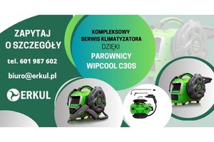 Kompleksowy serwis klimatyzatora dzięki parownicy Wipcool C30S