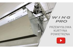WING PRO - przemysłowa kurtyna powietrzna