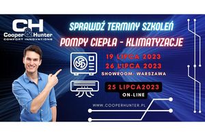 Nowy cykl szkoleń Cooper&Hunter! Pompy ciepła i klimatyzacje. Sprawdź!