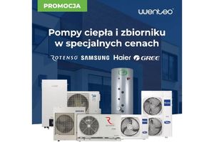 Pompy ciepła i zbiorniki w specjalnych cenach
