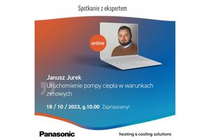 Na co zwrócić uwagę przy uruchomieniu pompy ciepła w warunkach zimowych? Ekspert Panasonic wyjaśni to w najbliższą środę 