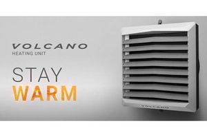 Nagrzewnice wodne VOLCANO –  ponadczasowe wzornictwo i duża moc cieplna w jednym